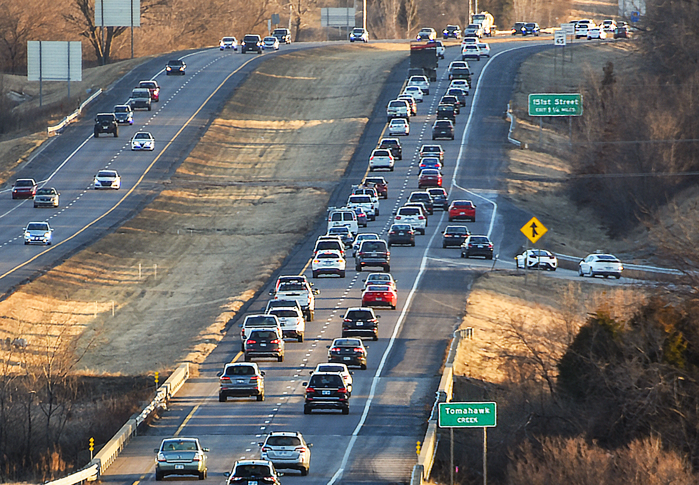 U.S. 69 two-lane traffic